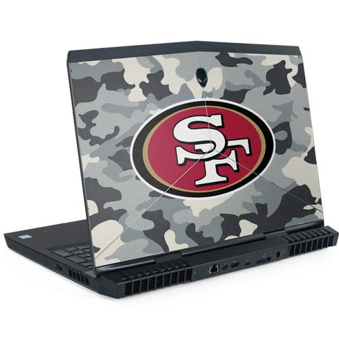 NFL San Francisco 49ers Camo Dell Alienware Skin